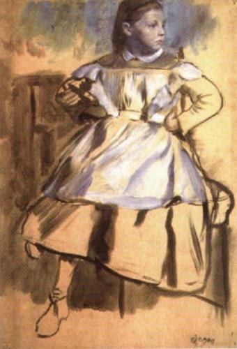 Edgar Degas Giulia Bellelli,Study for The Bellelli family oil painting picture